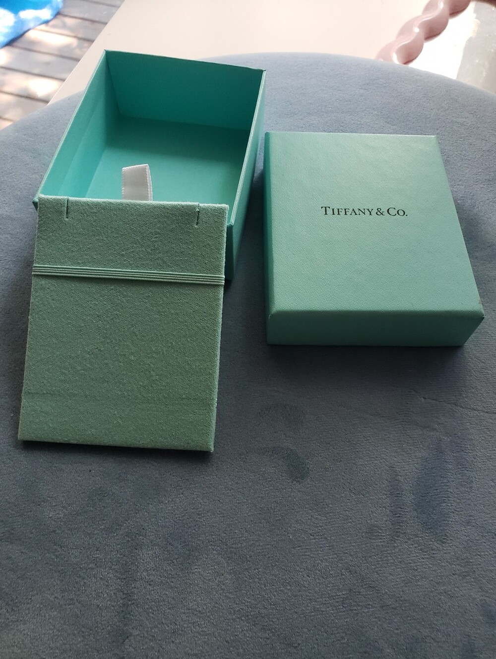 Tiffany & Co. Men’s Jewelry Box in Signature Blue-Green
